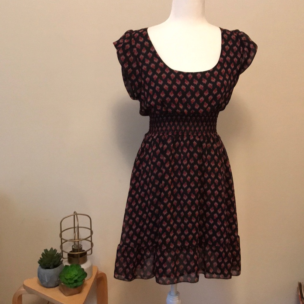Slimming Floral Spring Dress
